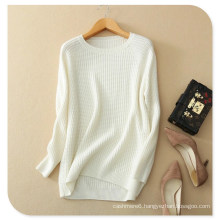 Women′s Knitwear Pure Cashmere Sweater Pullover Solid Color with Long Sleeve O Neck